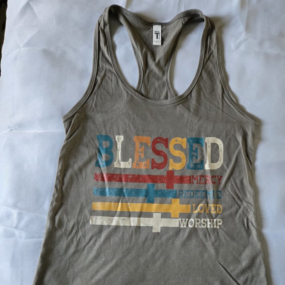 Razorback Tank Top, Medium, Olive Green